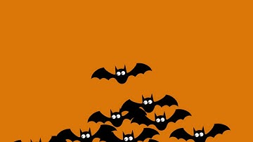Halloween Flying Bats Video Background