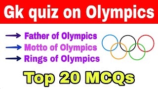 Sports gk || Gk quiz on Olympics || Olympic games mcq screenshot 2