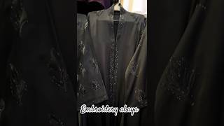 Embroidery Abaya Design Big Flair Abaya Black Abaya Design