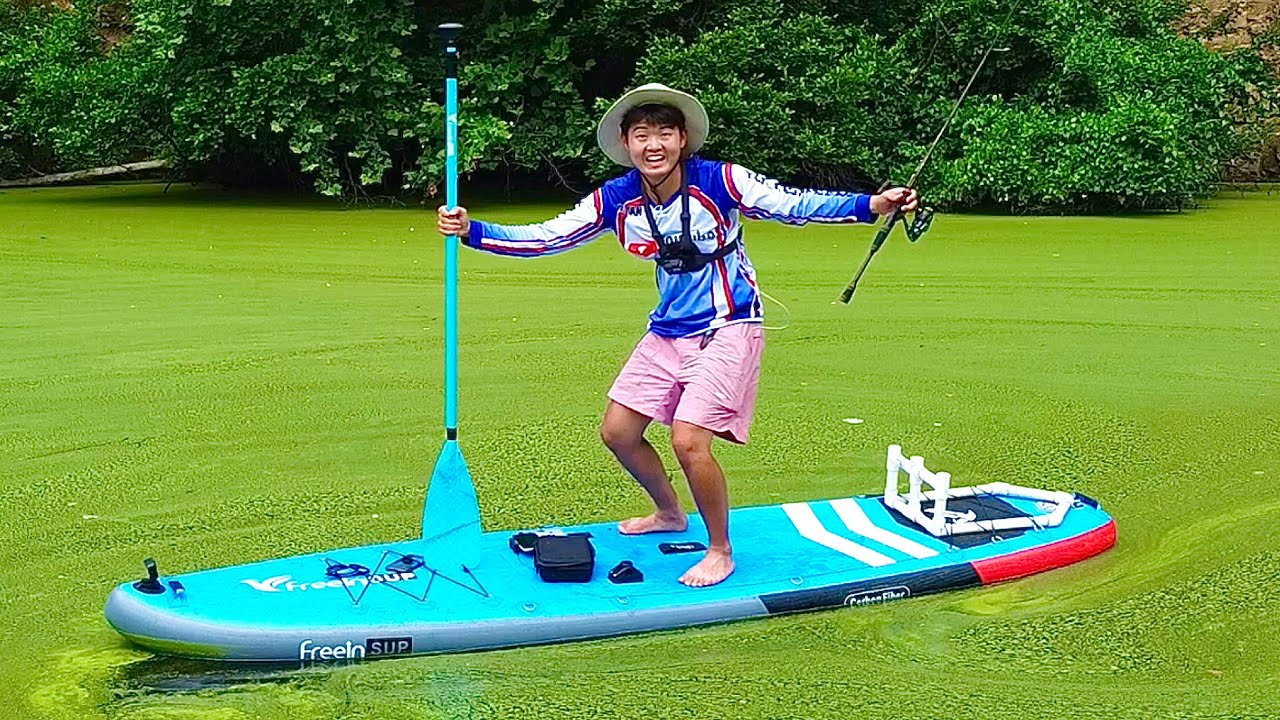 I Got An Inflatable Fishing Paddle Board! YouTube
