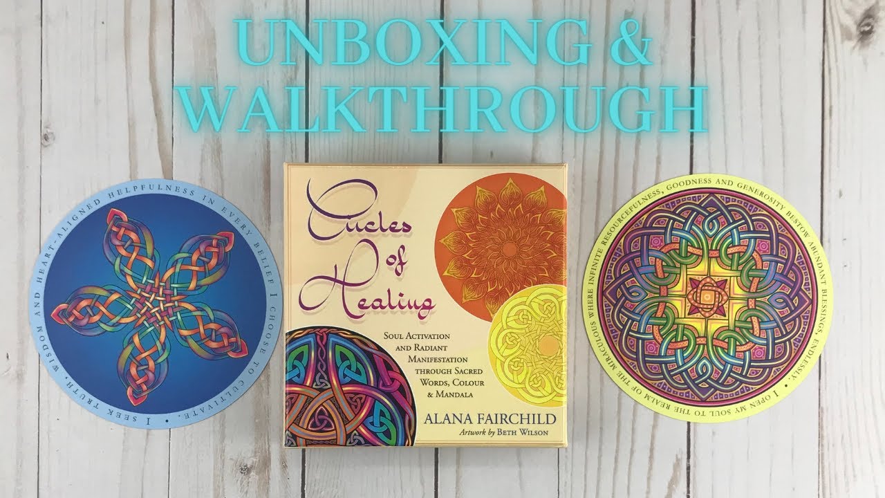 Circles of Healing ✨ Soul Activation Mandala Oracle Cards Unboxing and Oracle Deck Flip Through ✨