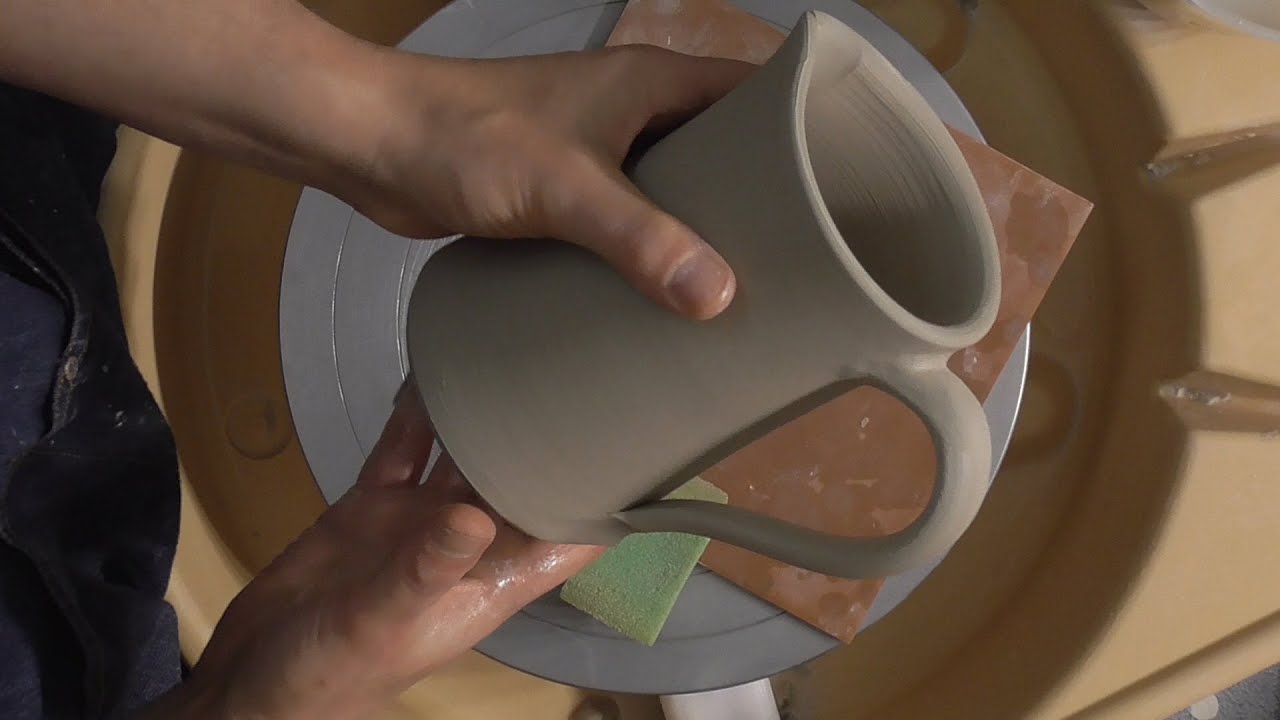 Ceramica y alfareria   Curso Alfareria 8 : Jarra 2ª parte