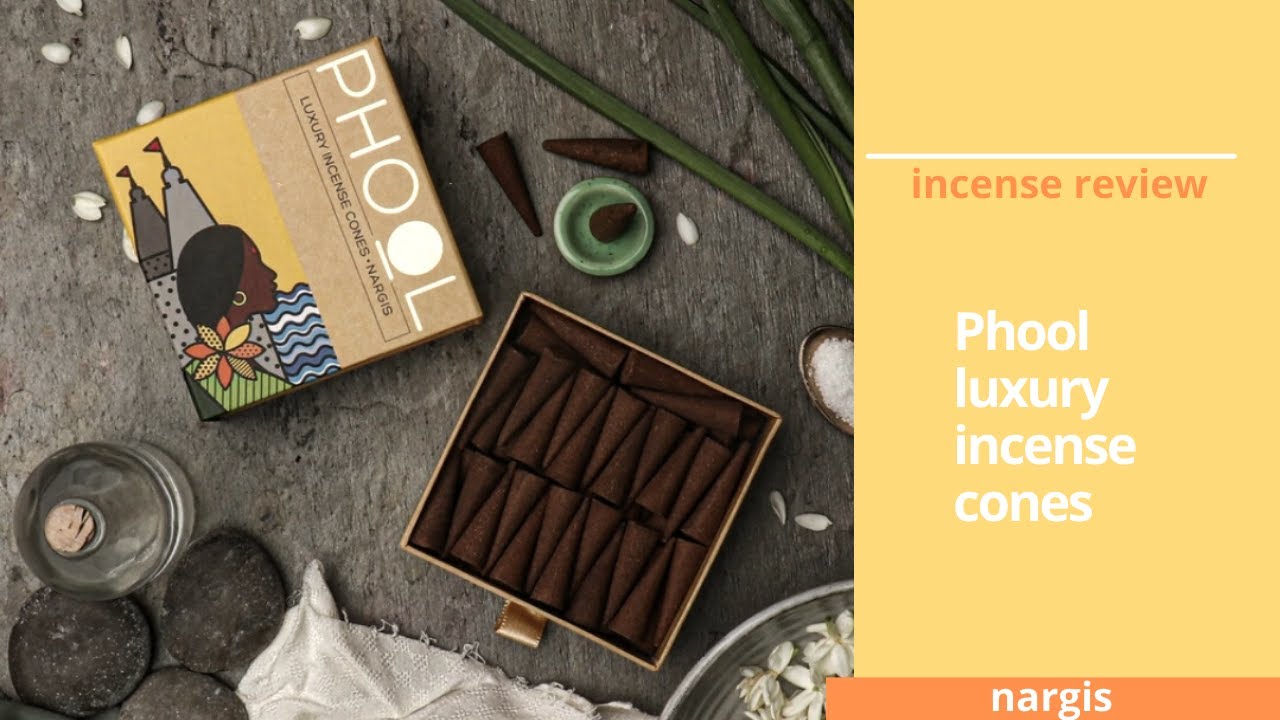Phool Luxury Incense Cones Nargis Review with Demo l Incense Made of Temple Flowers l YouTube