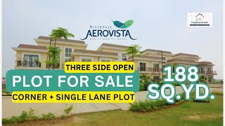 Plot For Sale in Riverdale Aerovista Near Airport Road Mohali Corner + Single Lane 188 Sq yd
