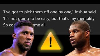 BREAKING ❗️🚨 ANTHONY JOSHUA RESPONDS TO DANIEL DUBOIS'S 'DEMOLISH' COMMENT : COUNTERPUNCHED 🚨❗️