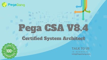 What is Pega CSA 8 | Introduction to Pega 8 | Pega CSA Training ( Step by Step ) - PegaGang