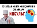 БИЛМАГАН МИЯСИГА ҚОН ҚУЮЛИБ ИНСУЛЬТ БЕРИБ ЎЛИБ КЕТАВЕРАДИ ТЎСАТДАН ИНСУЛЬТ САБАБЛАРИ ҲАҚИДА БИЛМАГАН МИЯСИГА ҚОН ҚУЮЛИБ ИНСУЛЬТ БЕРИБ ЎЛИБ КЕТАВЕРАДИ ТЎСАТДАН ИНСУЛЬТ САБАБЛАРИ ҲАҚИДА