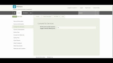 How to navigate the consent form in GBVIMS+ (V1.5)