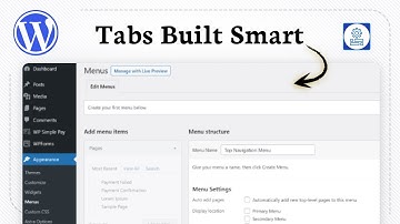 Hoe je menutabbladen in WordPress kunt toevoegen zonder plug-ins