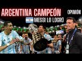 ARGENTINA CAMPEÓN ante BRASIL 🏆 | "La victoria es de quién nunca deja de intentar" | MESSI CAMPEÓN