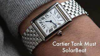 I got it! - The Cartier Tank Must SolarBeat