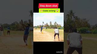 ?step down? shot goes wrongly ?trending viral cricket reels wicket memes shorts rhyt new