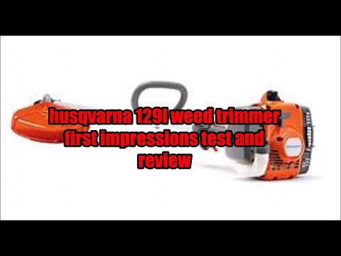Video: Pemangkas gas Husqvarna-128R untuk halaman rumput
