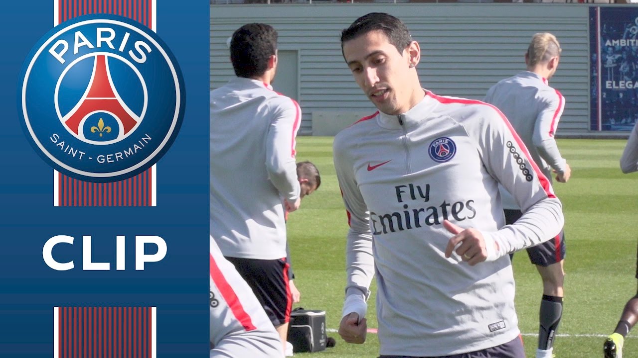 football score TRAINING SESSION - ENTRAINEMENTS DE LA SEMAINE with Di Maria, Pastore, Trapp