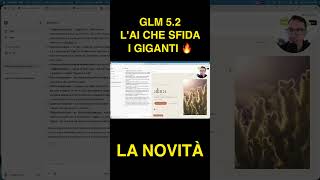 GLM 5.2: L'AI Open Source che Sfida Claude e GPT 🚀 #glm52 #zai #AI
