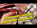 Comment remplir des amortisseurs  mulsions et  membranes pour voiture rc 