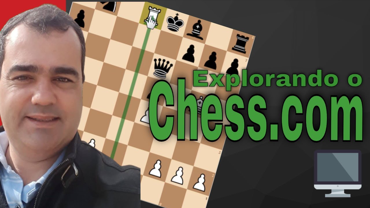 Acessando o chess.com - Pratique xadrez online e evolua seu jogo 