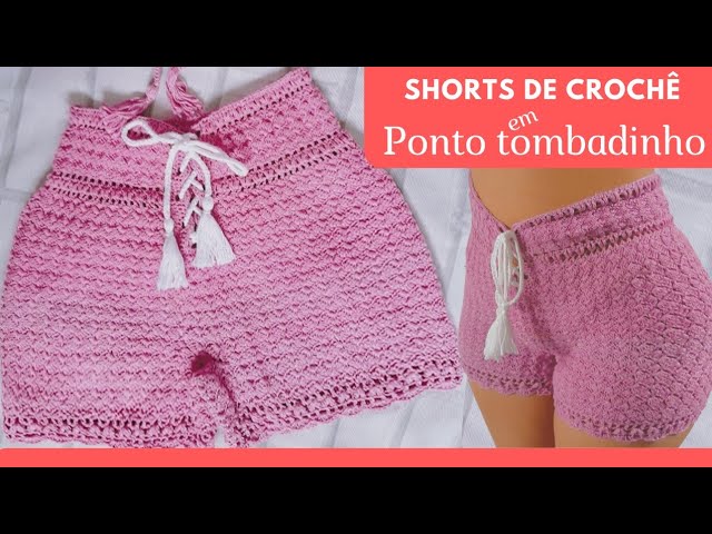 Crochet shorts HIGH WAIST step by step 