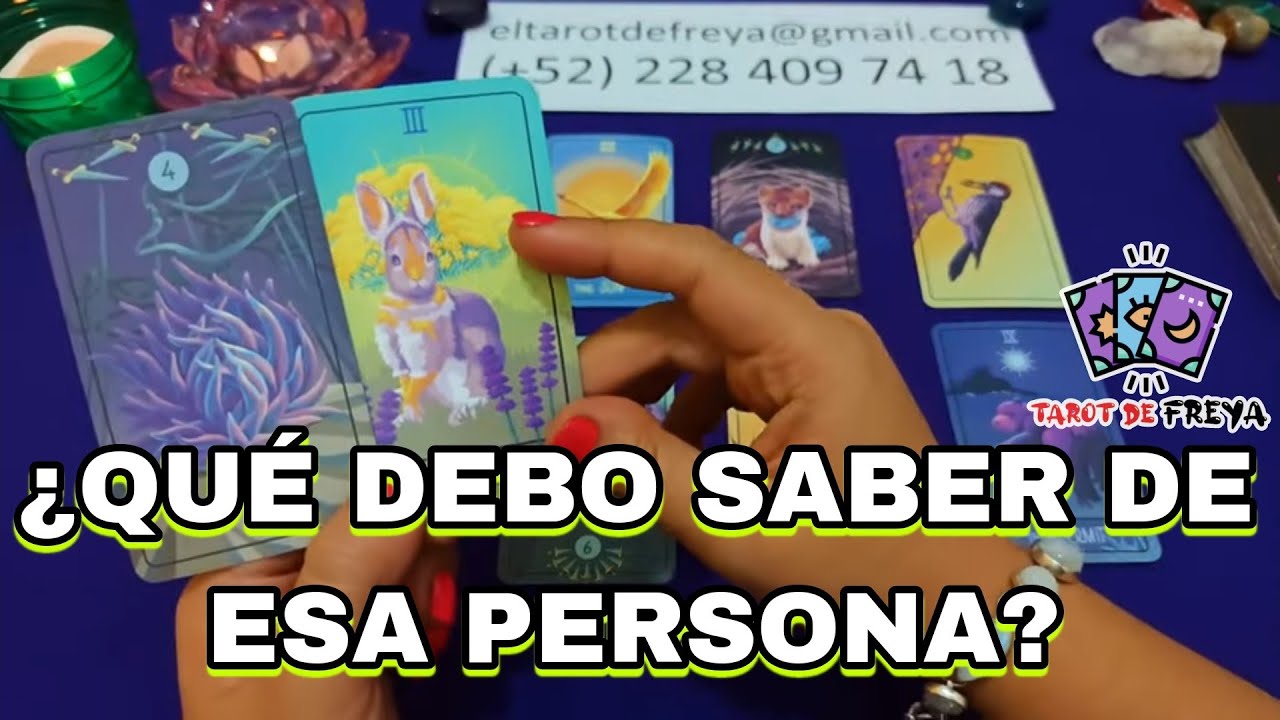 💌 Lo que debes saber de esa persona y su conexión contigo 🔮💞💜 Tarot ...