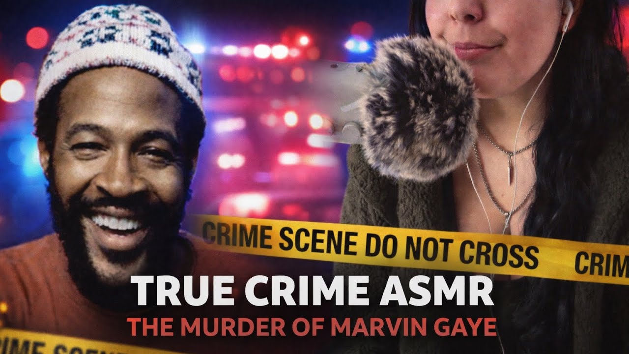 The Tragic Death of Marvin Gaye; True Crime ASMR (whisper and mouth sounds) #asmr 