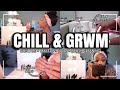 CHILL &amp; GRWM AT MY VANITY! | WATCH ME DO MY MAKEUP BEFORE I FILM SOME VIDEOS + MORE! | Andrea Renee