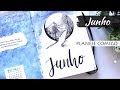 Planeje comigo - Junho de 2018 no meu Bullet Journal | Marina Araújo