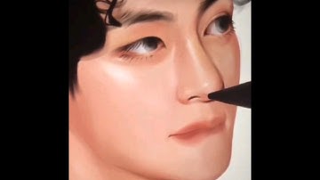 BTS V digital art #ibispaint #taehyung #V #btsshorts #digitalart #kimtaehyung 💜💜 ✨