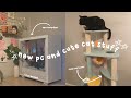 Unboxing my new PC &amp; ADORABLE cat furniture!