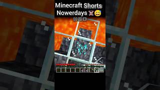 Minecraft shorts nowerdays ☠️😅#minecraft #gaming #meme