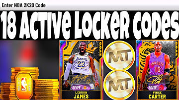 18 NEW *FREE* LOCKER CODES IN NBA2K20 MYTEAM GET FREE GALAXY OPALS, MT, TOKENS & MORE NBA2K20 MYTEAM