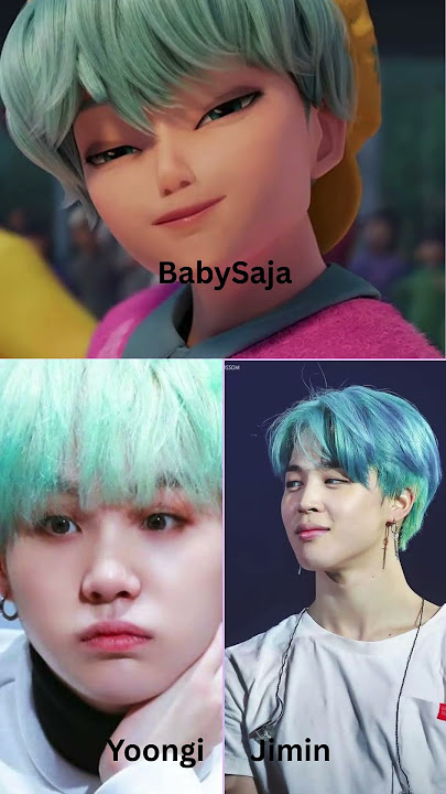 Saja Boys Look Like THESE K-pop Idols?! | BTS, TXT, ATEEZ 🔥 #shortsviral #kpopdemonhunters #bts