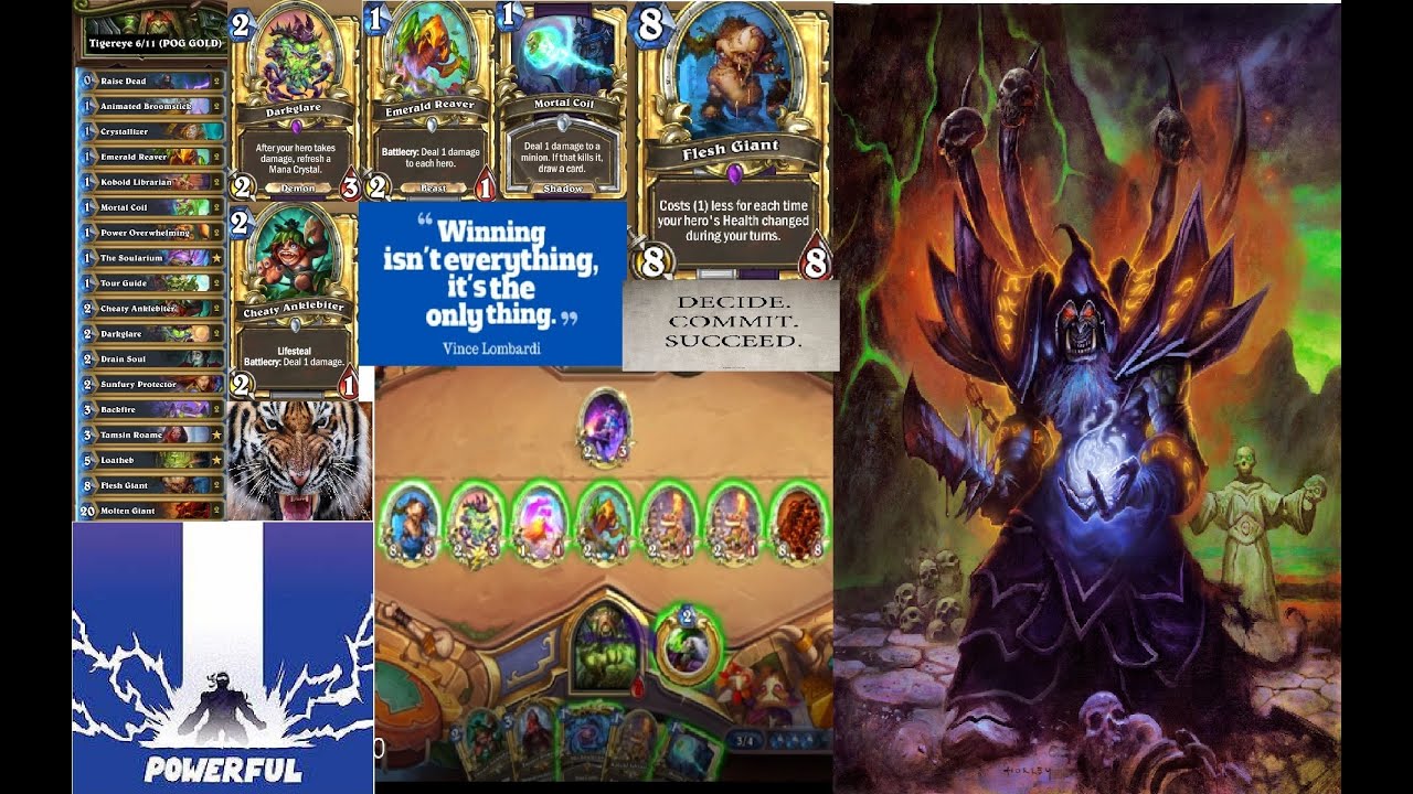 Darkglare Gameplay Using Tigereye_HS's Darkglare Build from June 11th, 2021