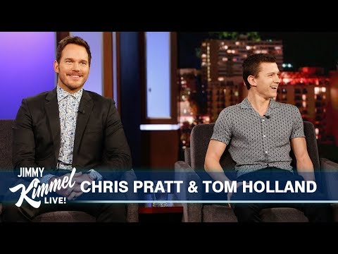 Tom Holland Surprises Chris Pratt