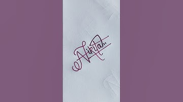 Nikita💝 name signature|#calligraphy #signwriting #signature #youtubeshorts #shorts #trendingshorts