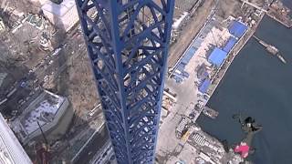 Мост через бухту Золотой рог Владивосток (строительство)