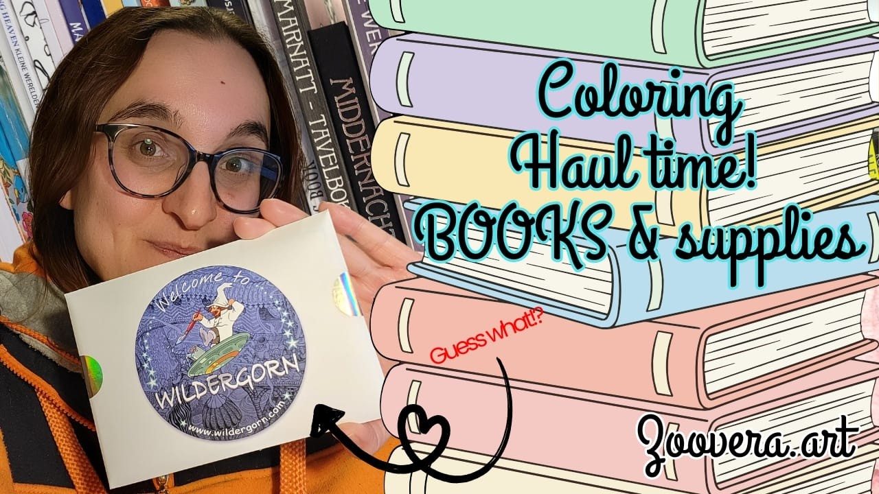 BIIIIIG coloring BIRTHDAY haul! 🛍️👛