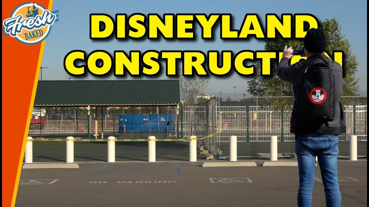 NEW Parking soon at Toy Story lot Disneyland Construction 11/02/19