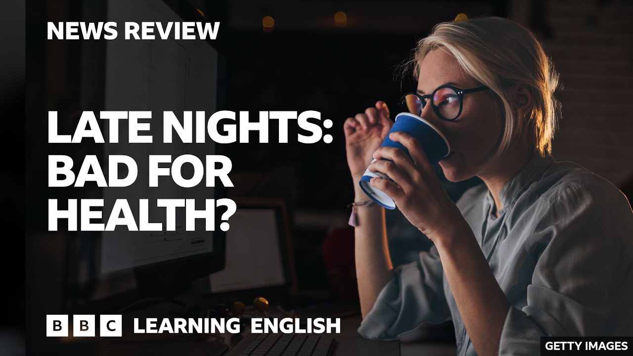⁣Late nights: Bad for health?: BBC News Review