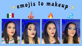 makeup inspired by emojis (tutorial)