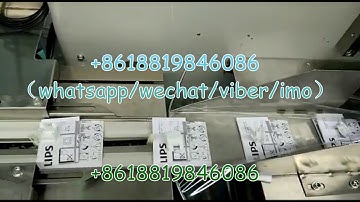 Cards flow pack machine,Cards automatic packaging machine,Cards feeding and packaging machine