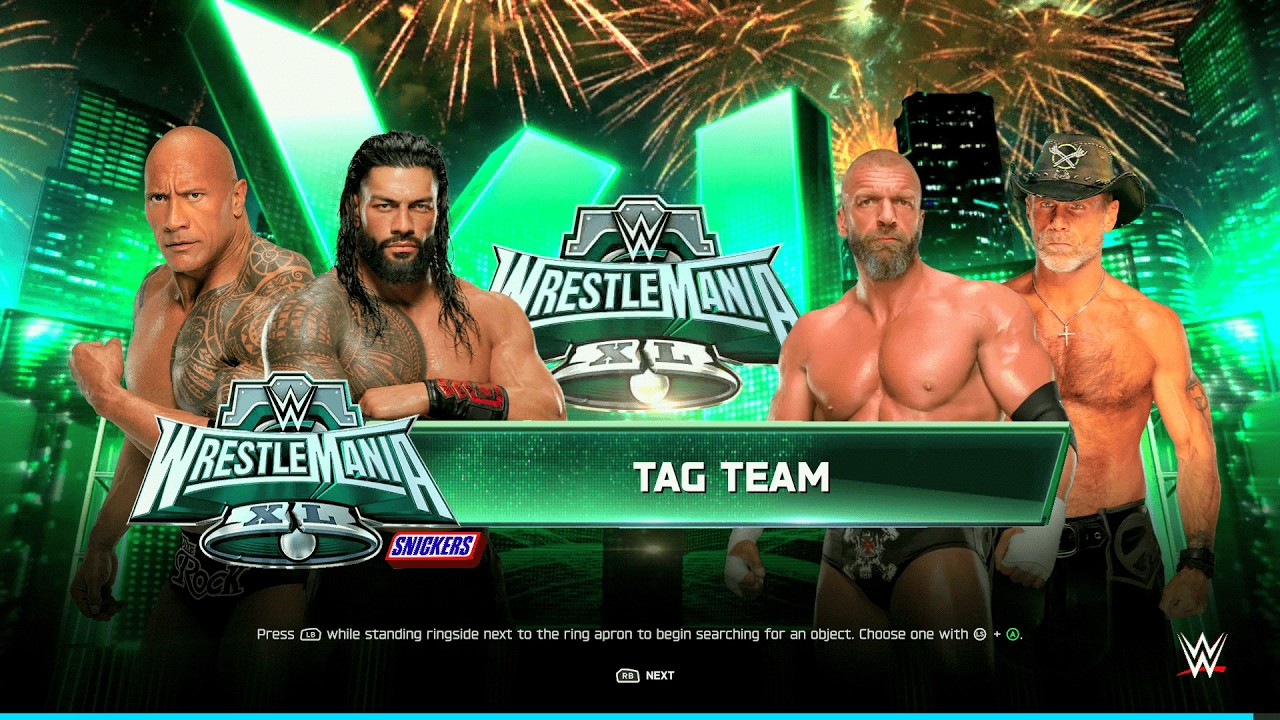 WWE 2K25 — Рок и Роман против DX — Столкновение поколений!