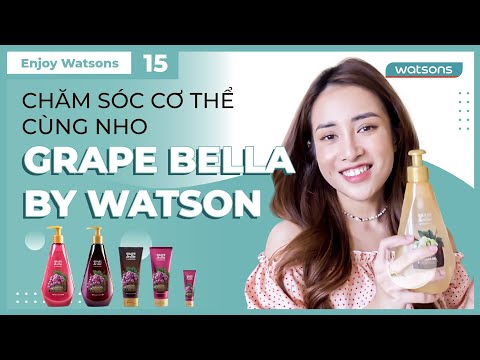 Video: Grape Bella by Watsons Nutriční sprchový krém