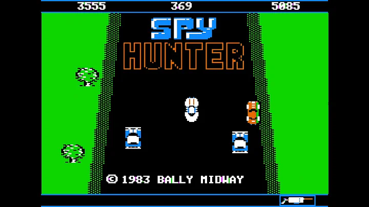 Spy Hunter - gameplay - Bally Midway, 1983 - Apple II port of arcade classic