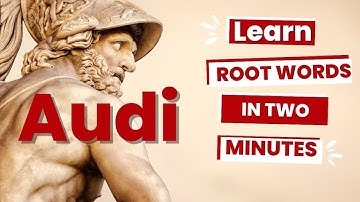 What Does AUDI Mean? Learn This Root Word with Examples!
