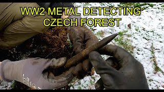 Metal Detecting WW2 Czech forest - awesome relics from war