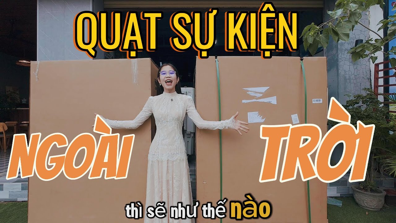 Quạt công nghiệp làm mát sự kiện, nhà xưởng dễ sử dụng công xuất lên đến 700walt | IQ Media