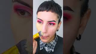 CUT CREASE PINK E NEON MAKE TUTORIAL SIMPLES - Gaia Succubus