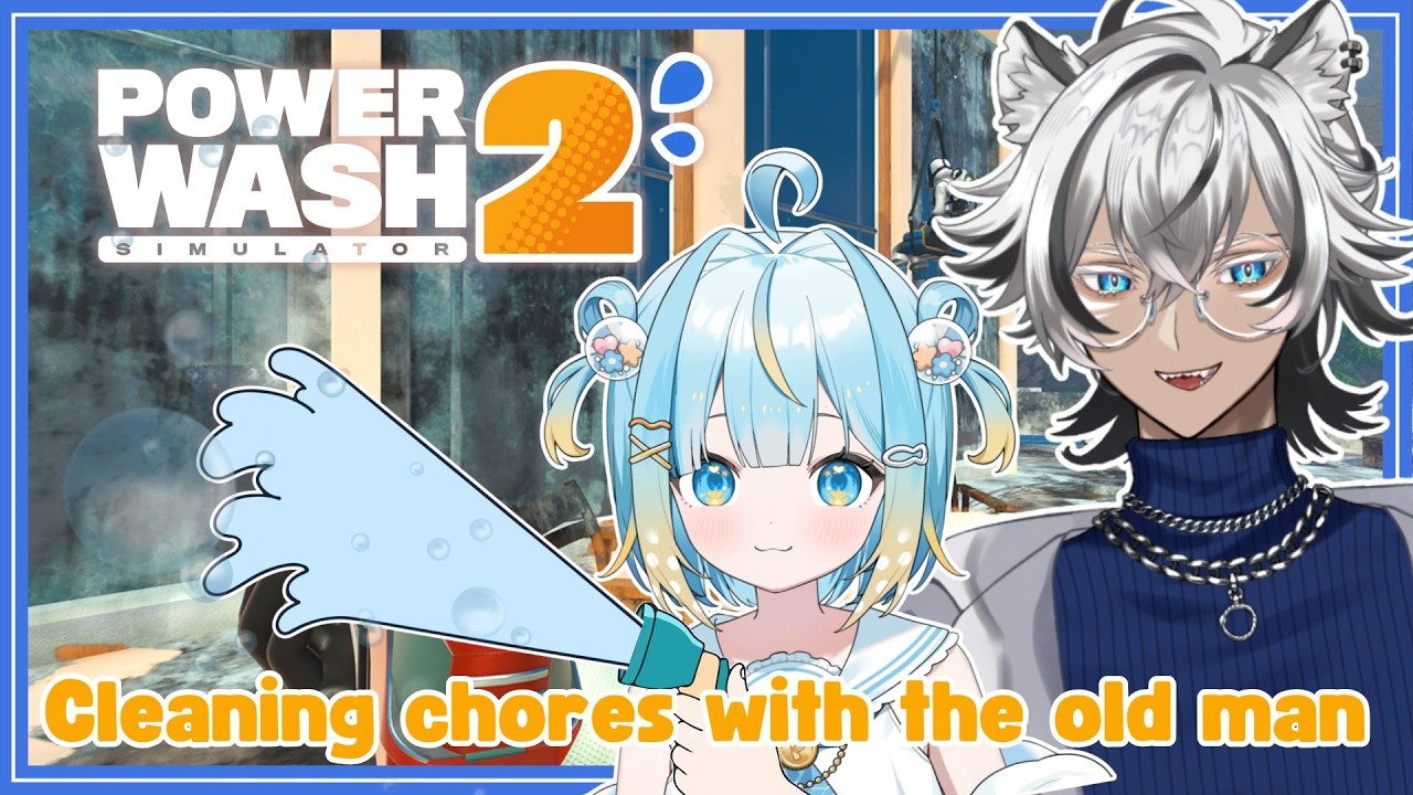 【POWERWASH SIM 2】Helping out the elderly cos i'm SUCH a kind-hearted individual🚿🧼【Penny Puffball】