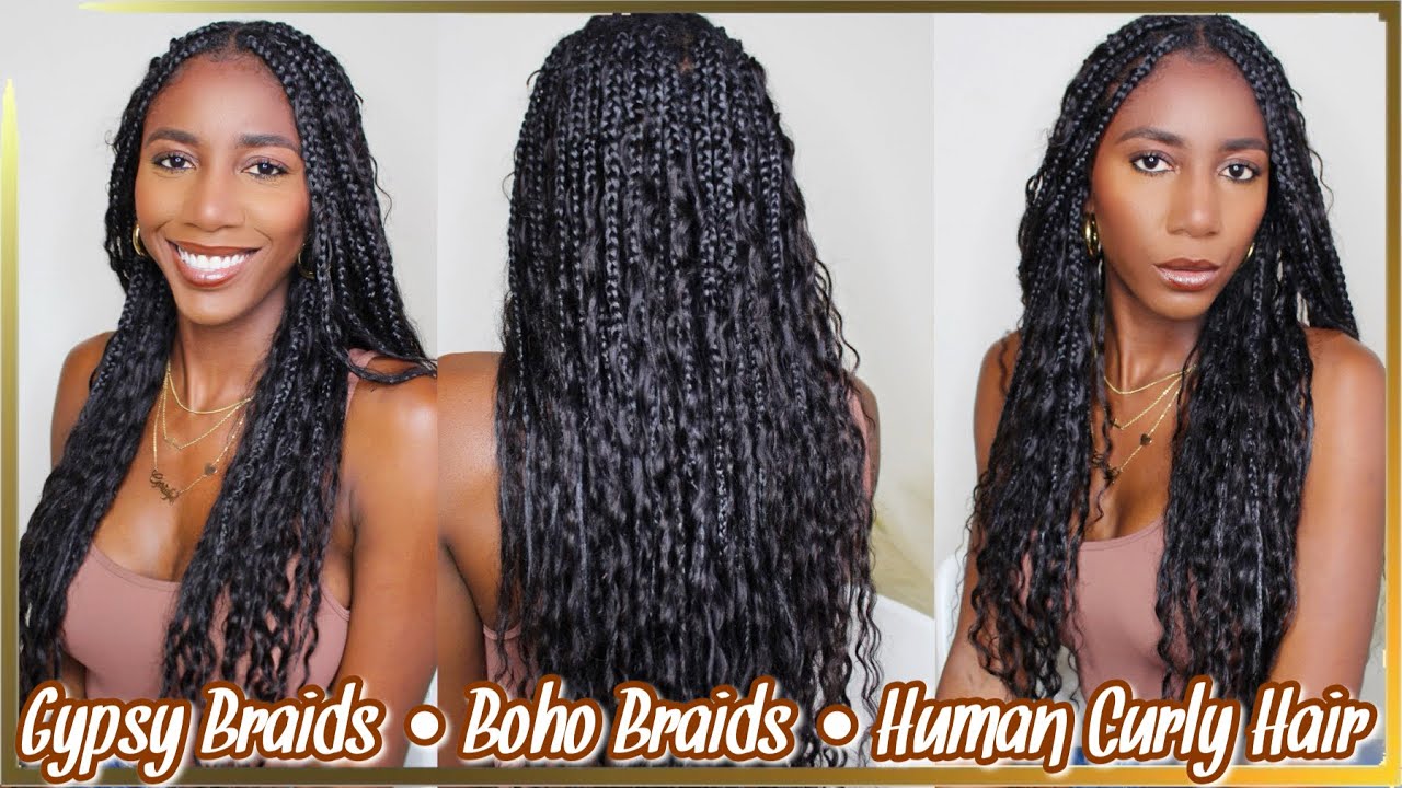 Gypsy Braids/Boho Braids with Human Hair Tutorial ft YWigs Hair