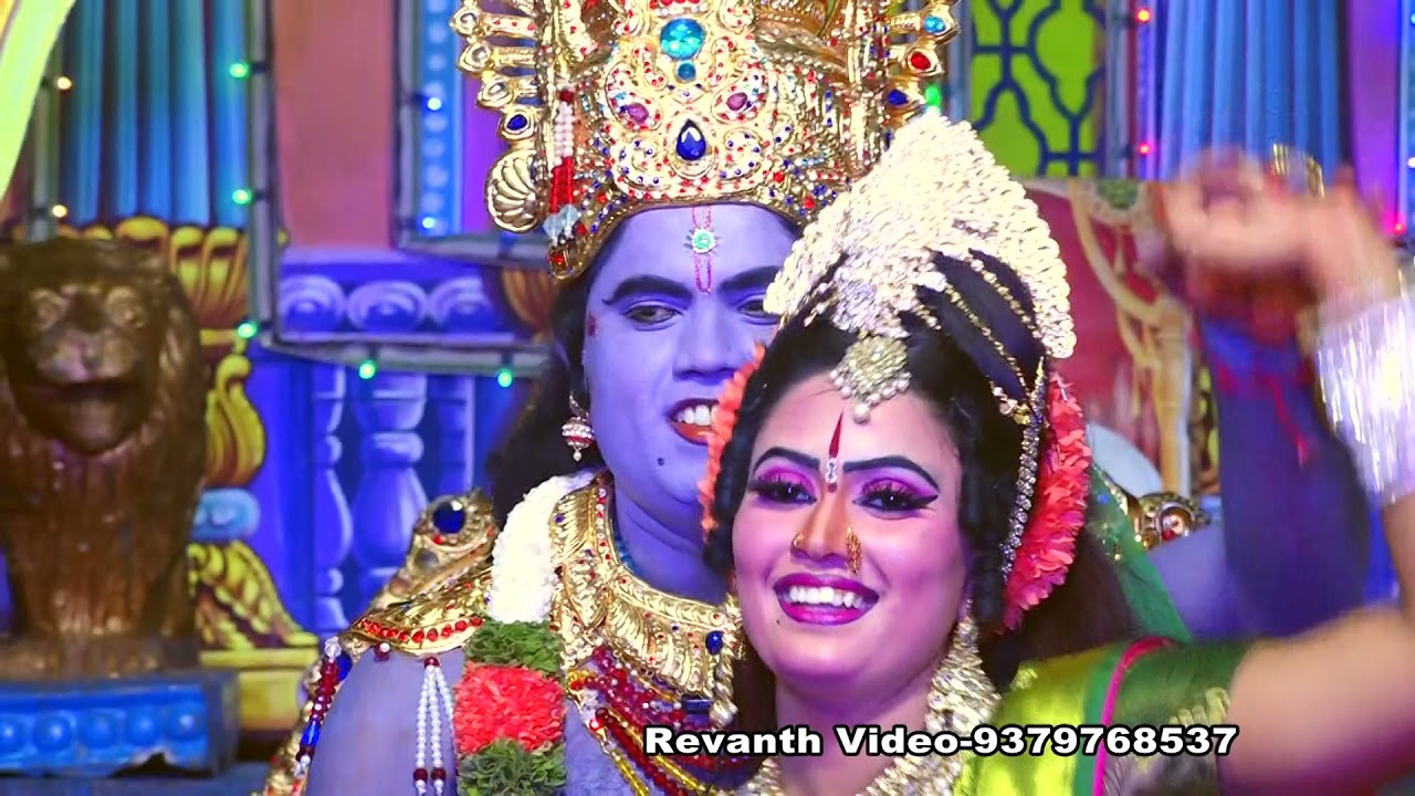 Jagadish act as krishna chaitra act as rukmini drama directed by Dr kallur srinivas
